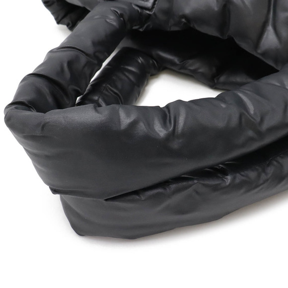 CHANEL Quilted Nylon Leather Small Tote Black 8610 ⭐ - Picture 5 of 9